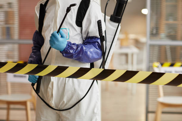 Professional Biohazard technician working in Indio, CA